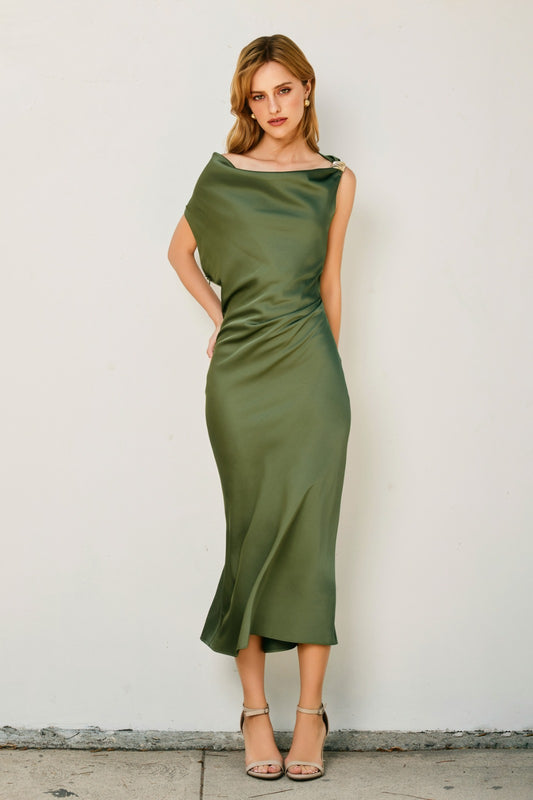Amari Satin Dress
