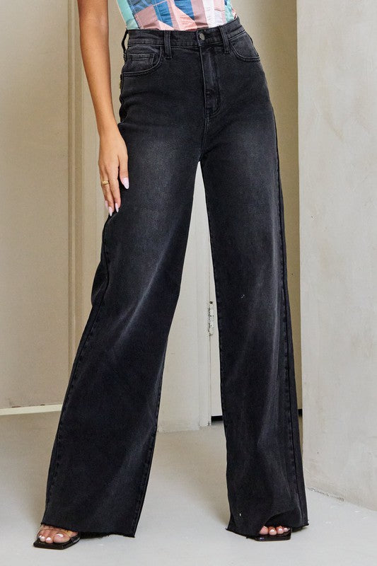 Fabi Wide Leg Jeans