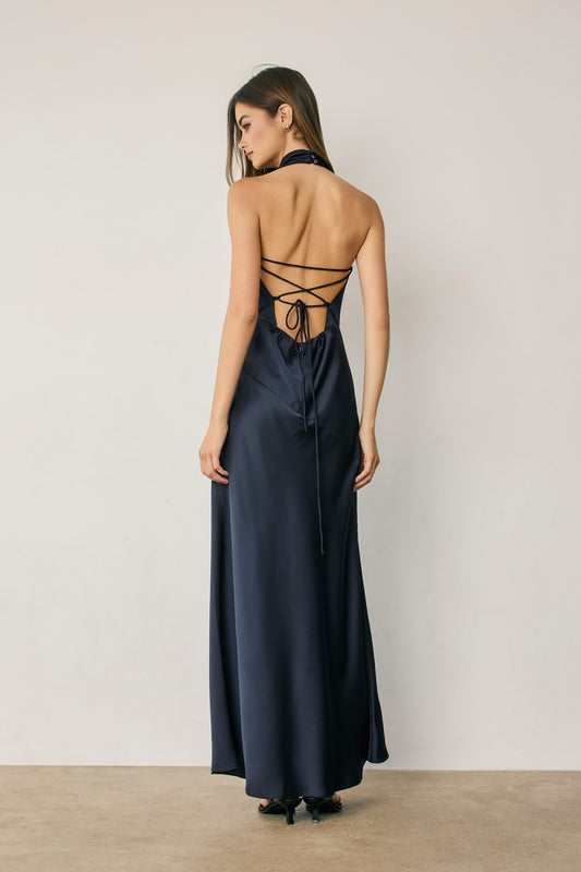 Iris Satin Dress