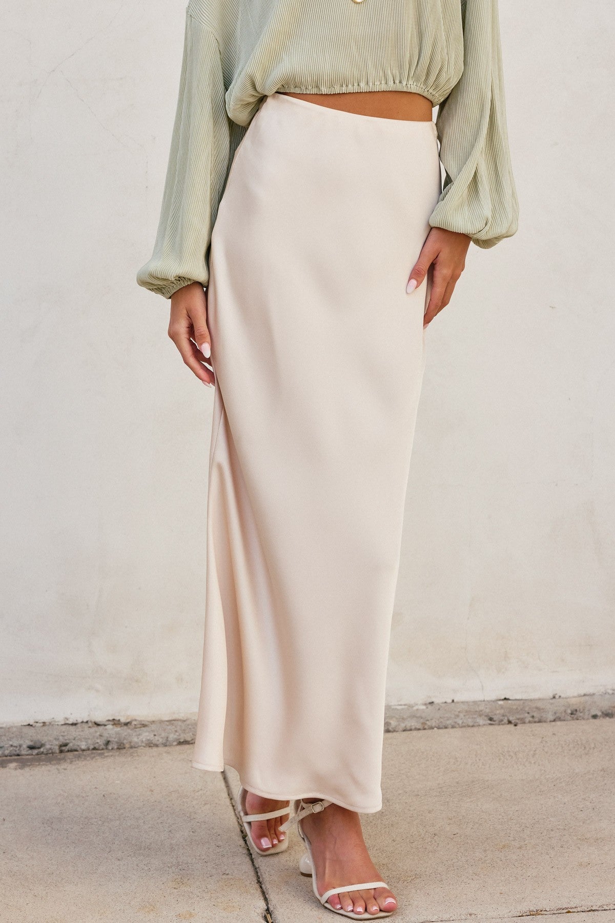 Madilyn Satin Skirt