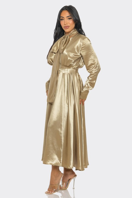 Alexa Satin Dress