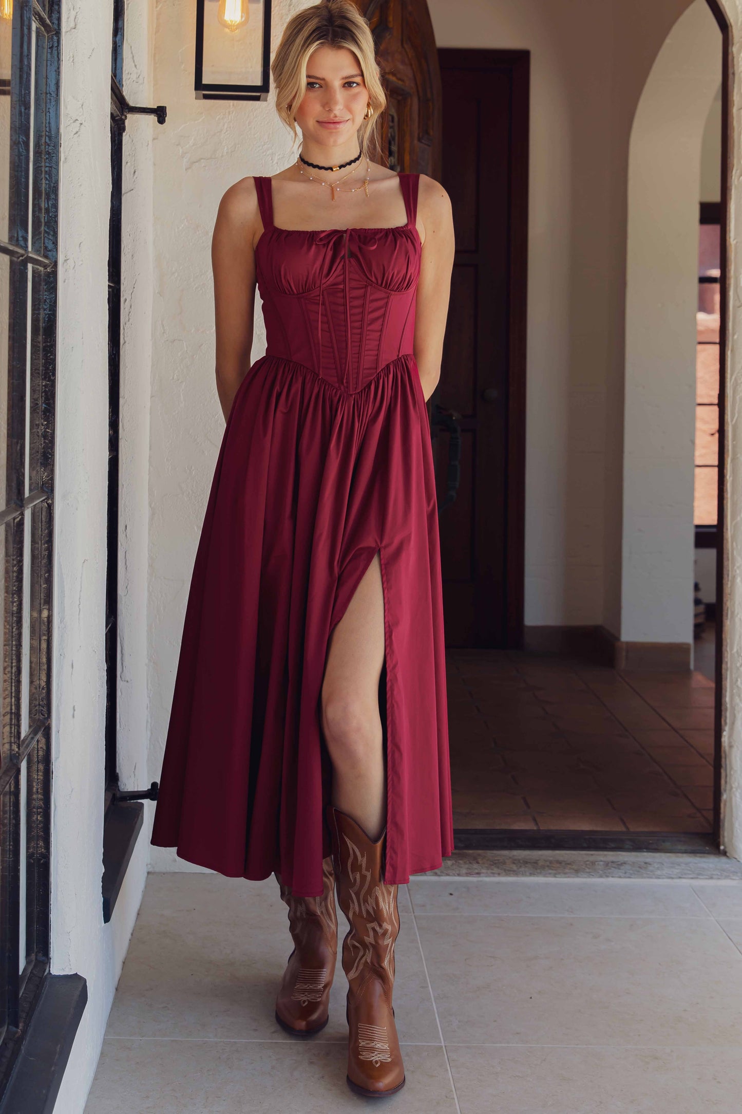 Bianca Poplin Dress