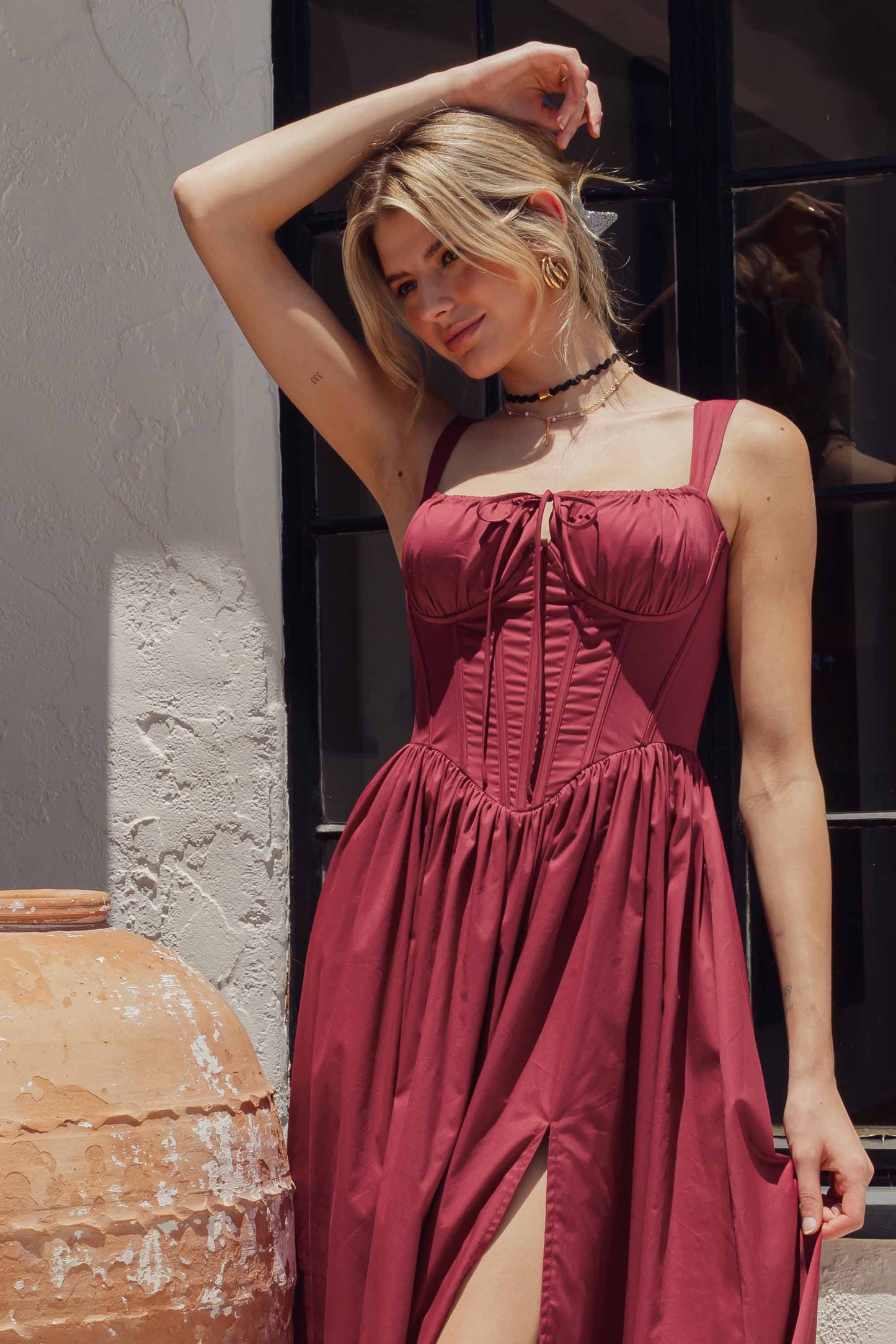 Bianca Poplin Dress