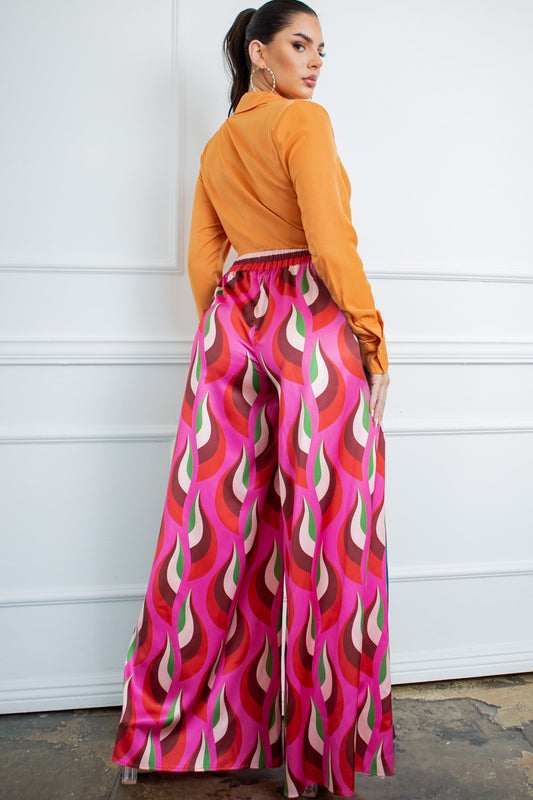 Aria Print Pants