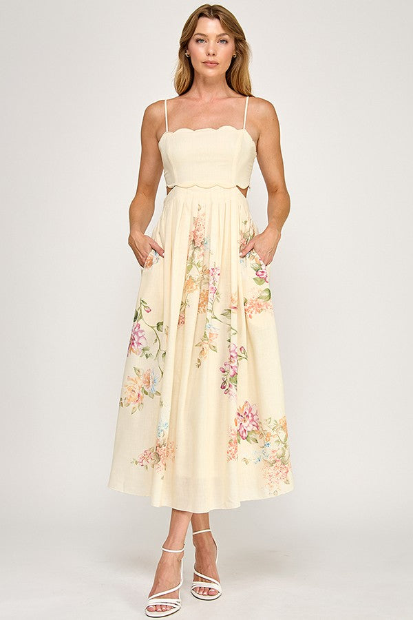 Elena Floral Dress