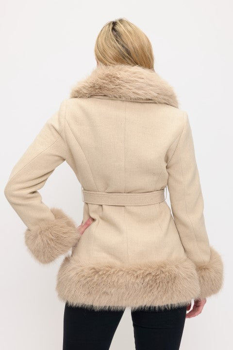 Jamila Faux Fur Coat