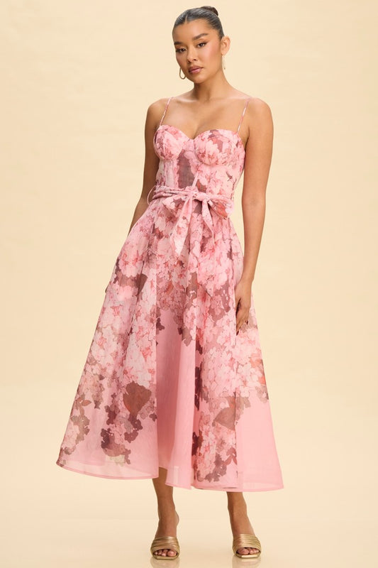 Valerie Floral Midi Dress