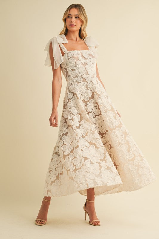 Naomi 3D Lace Dress