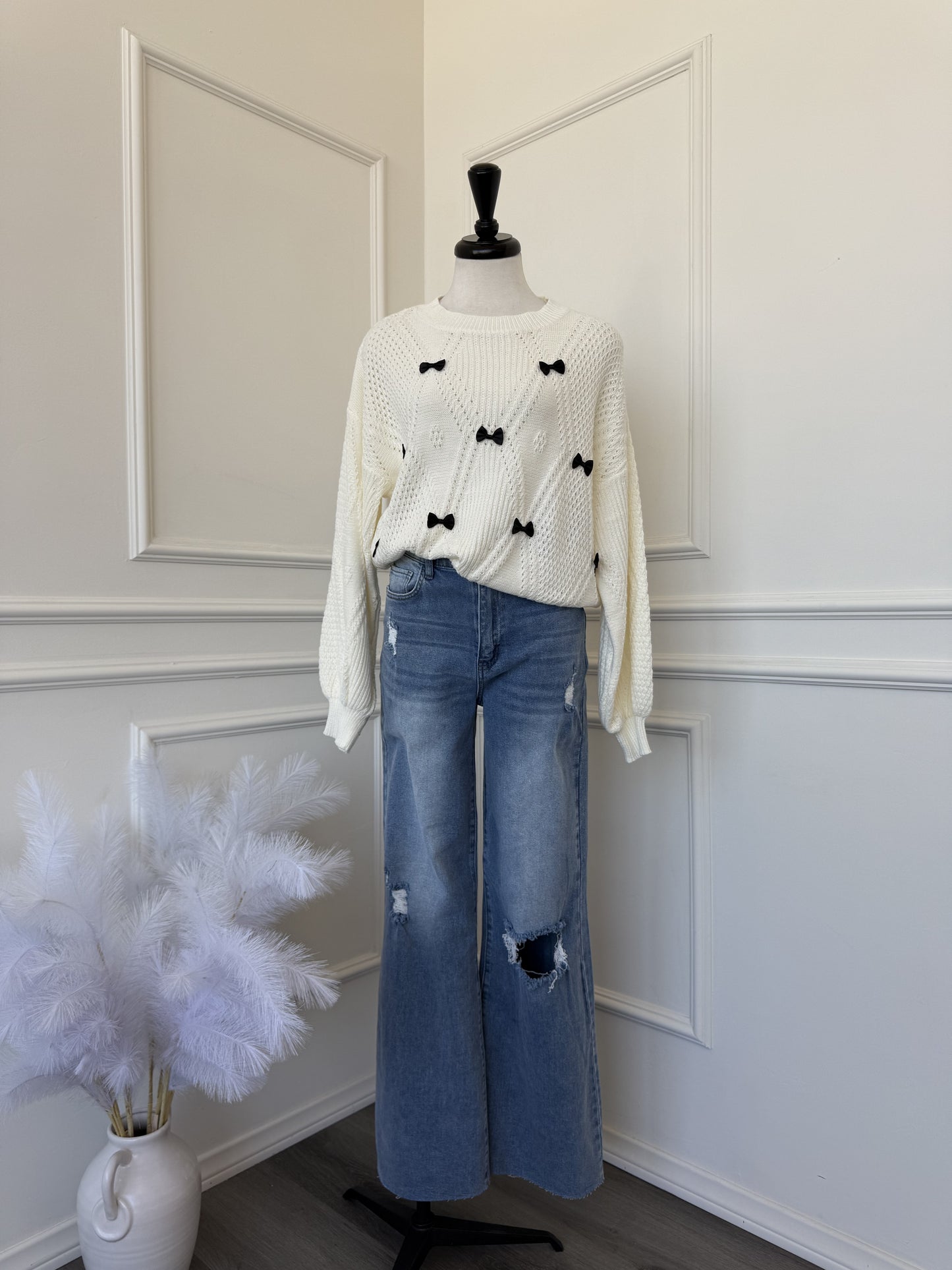 Peyton Bows Sweater