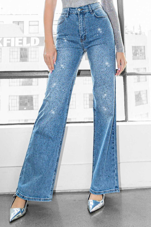 Karol Rhinestones Jeans