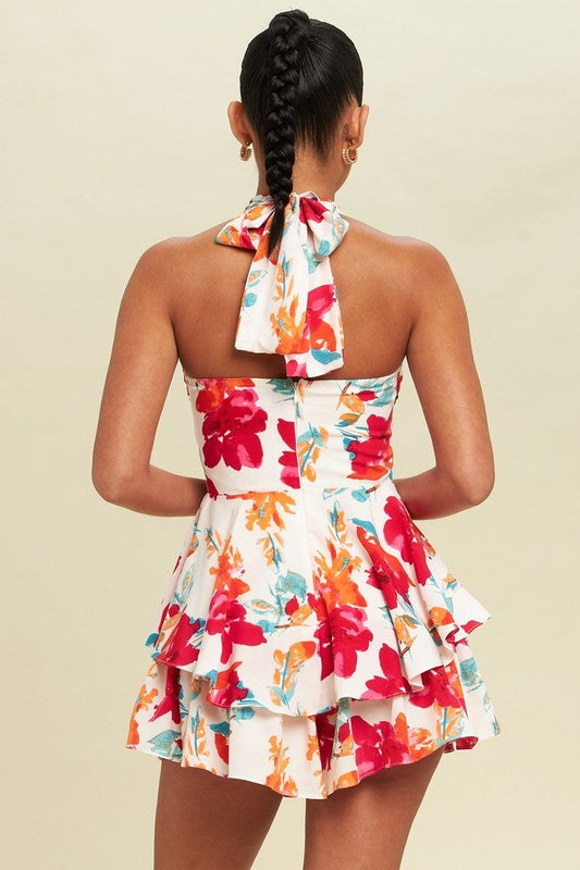 Aviani Floral Romper