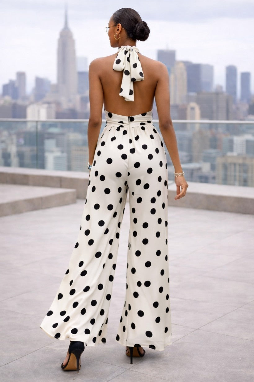 Leah Polka Dot Jumpsuit