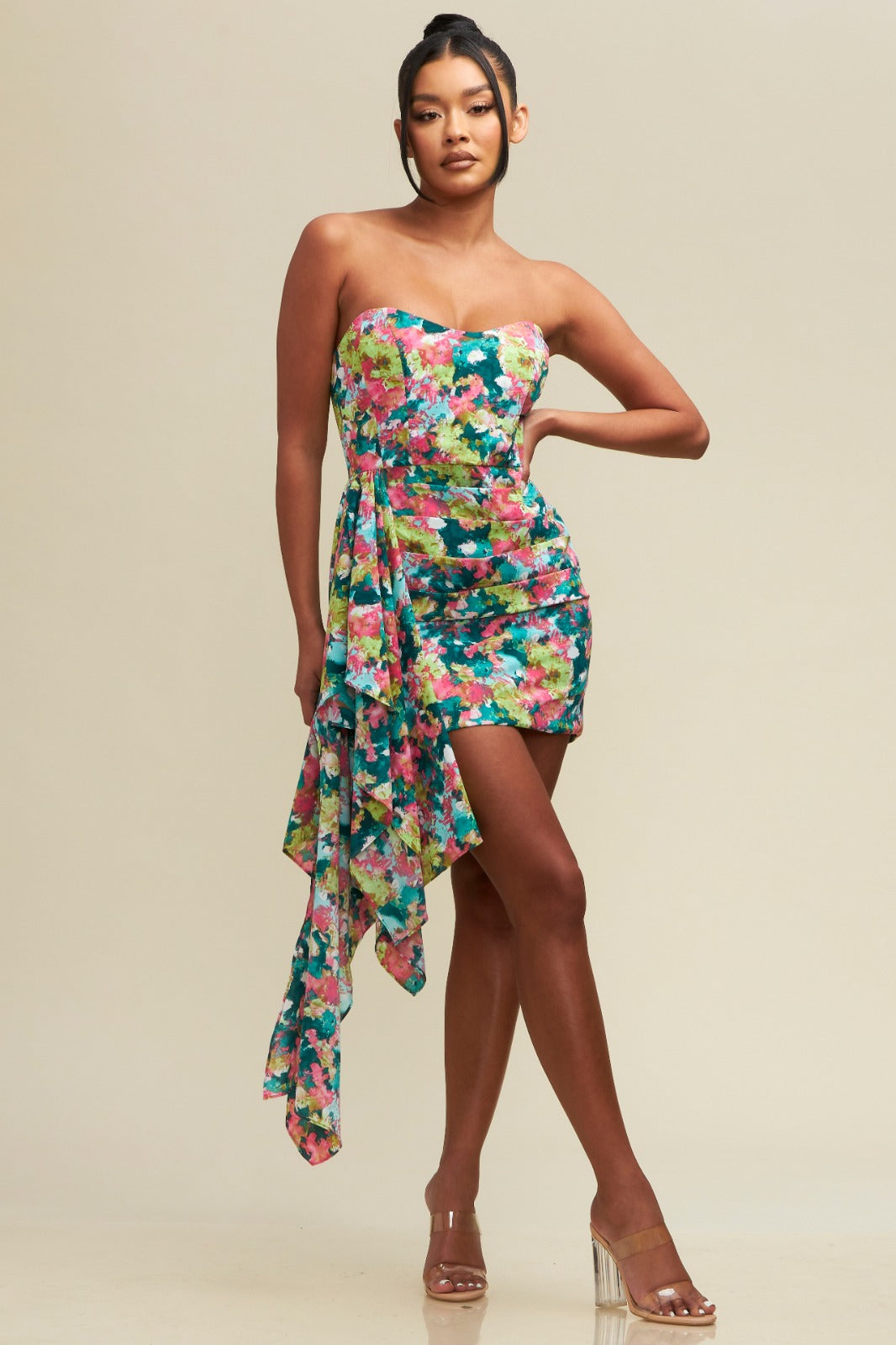 Celene Floral Dress