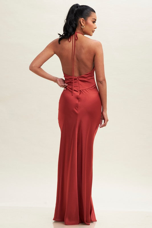 Briana Satin Dress