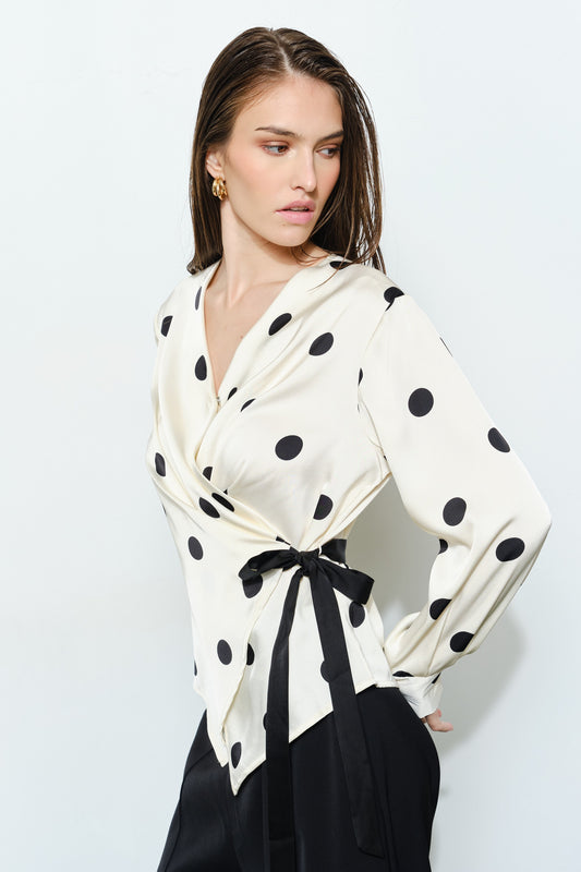 Trinity Polka Dot Blouse