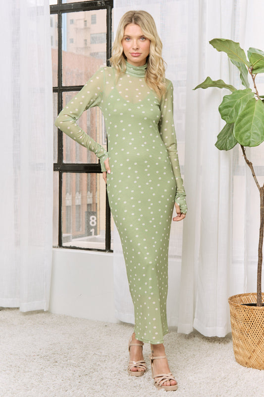 Lupe Polka Dot Dress