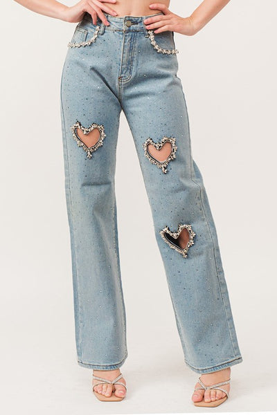 Karol Heart Jeans