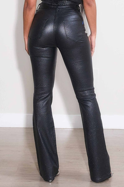 Maya Metallic Bootcut Pants