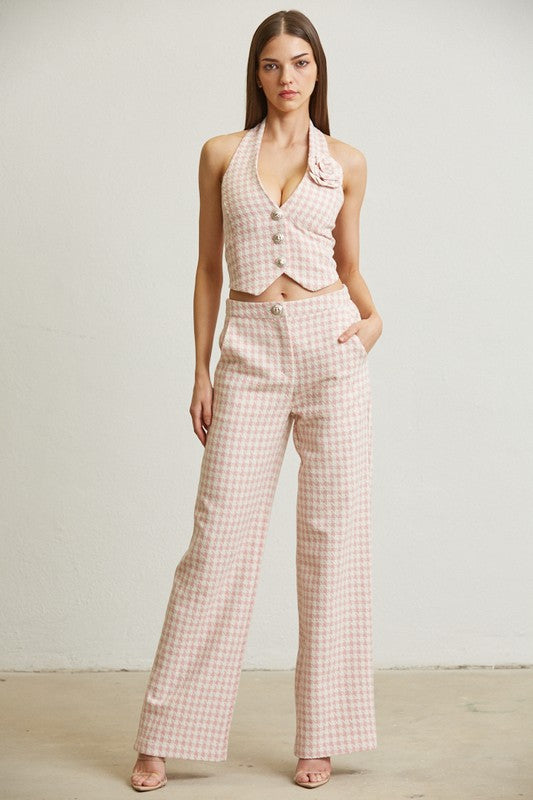 Rose Tweed Set