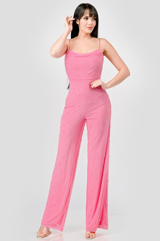 Bella Pearls Jumpsuit