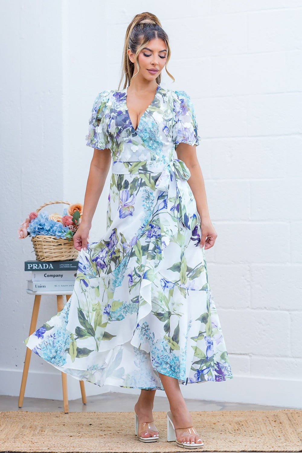 Raven Floral Dress