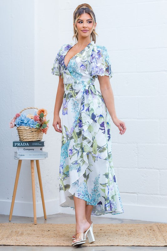 Raven Floral Dress