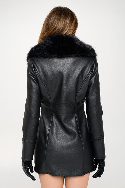 Julia Leather Coat