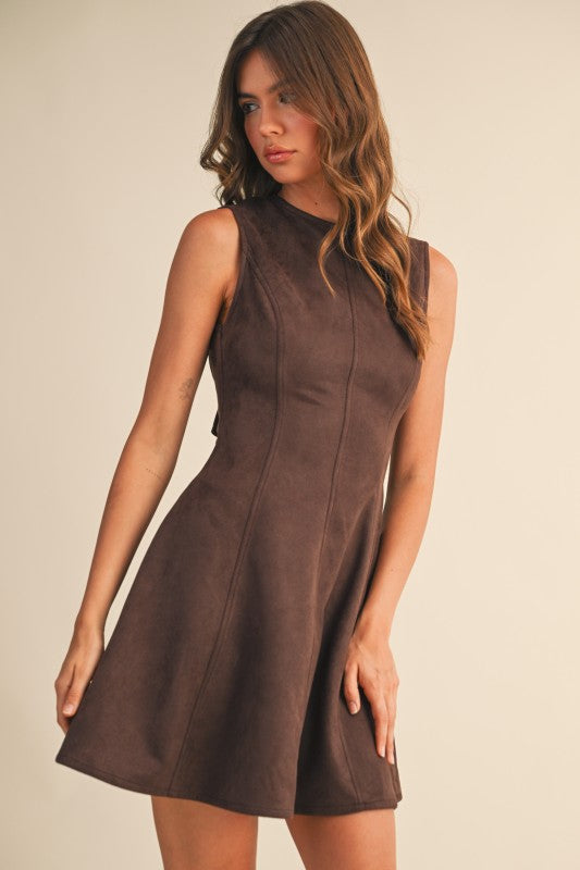 Vivian Suede Dress
