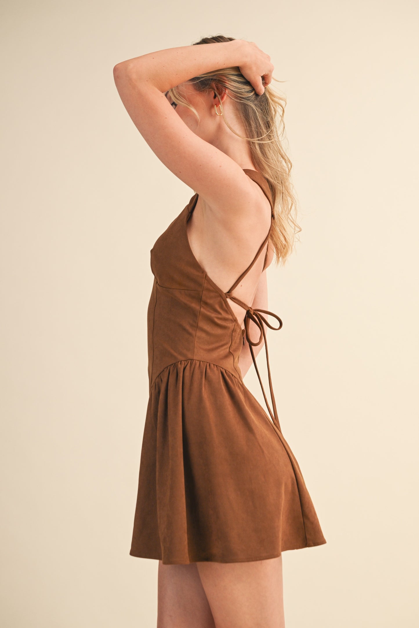 Mya Suede Dress