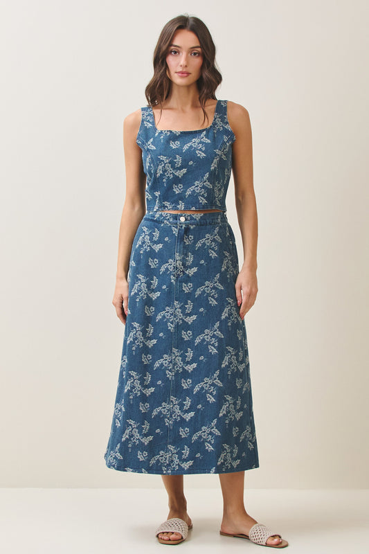 Aleena Denim Set