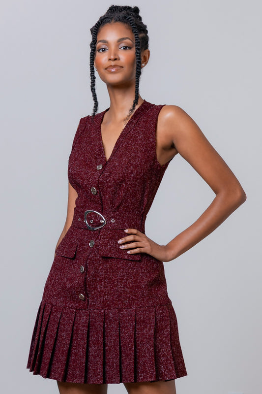 Love Tweed Mini Dress