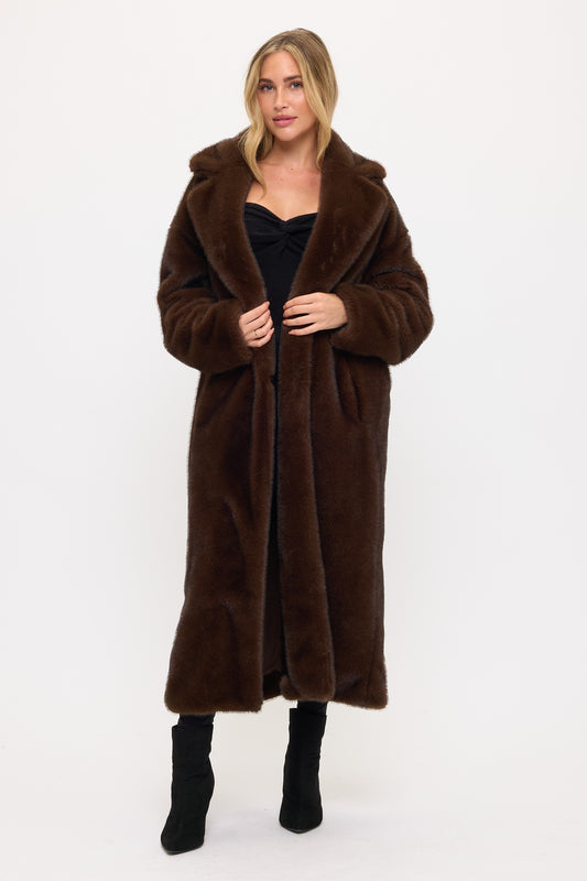 Aisha Faux Fur Coat
