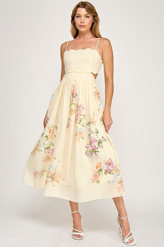 Elena Floral Dress