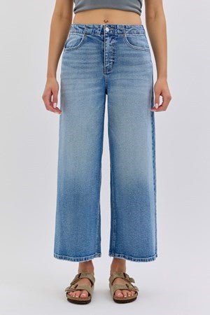 Sarai High Rise Wide Legs Jeans