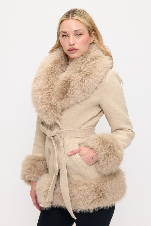 Jamila Faux Fur Coat