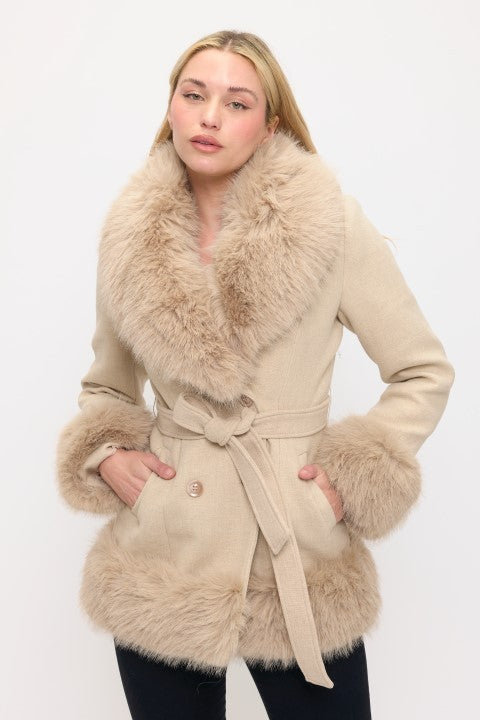 Jamila Faux Fur Coat
