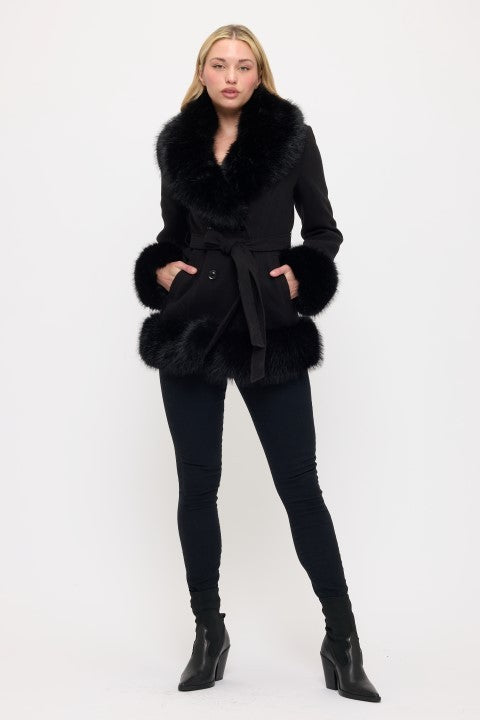 Jamila Faux Fur Coat