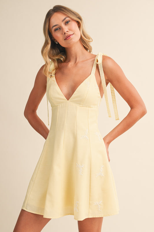 Emily Linen Mini Dress