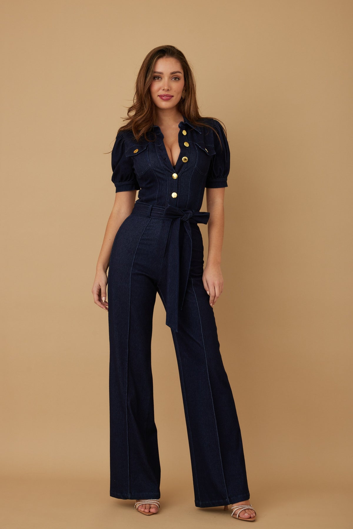 Hailey Denim Jumpsuit