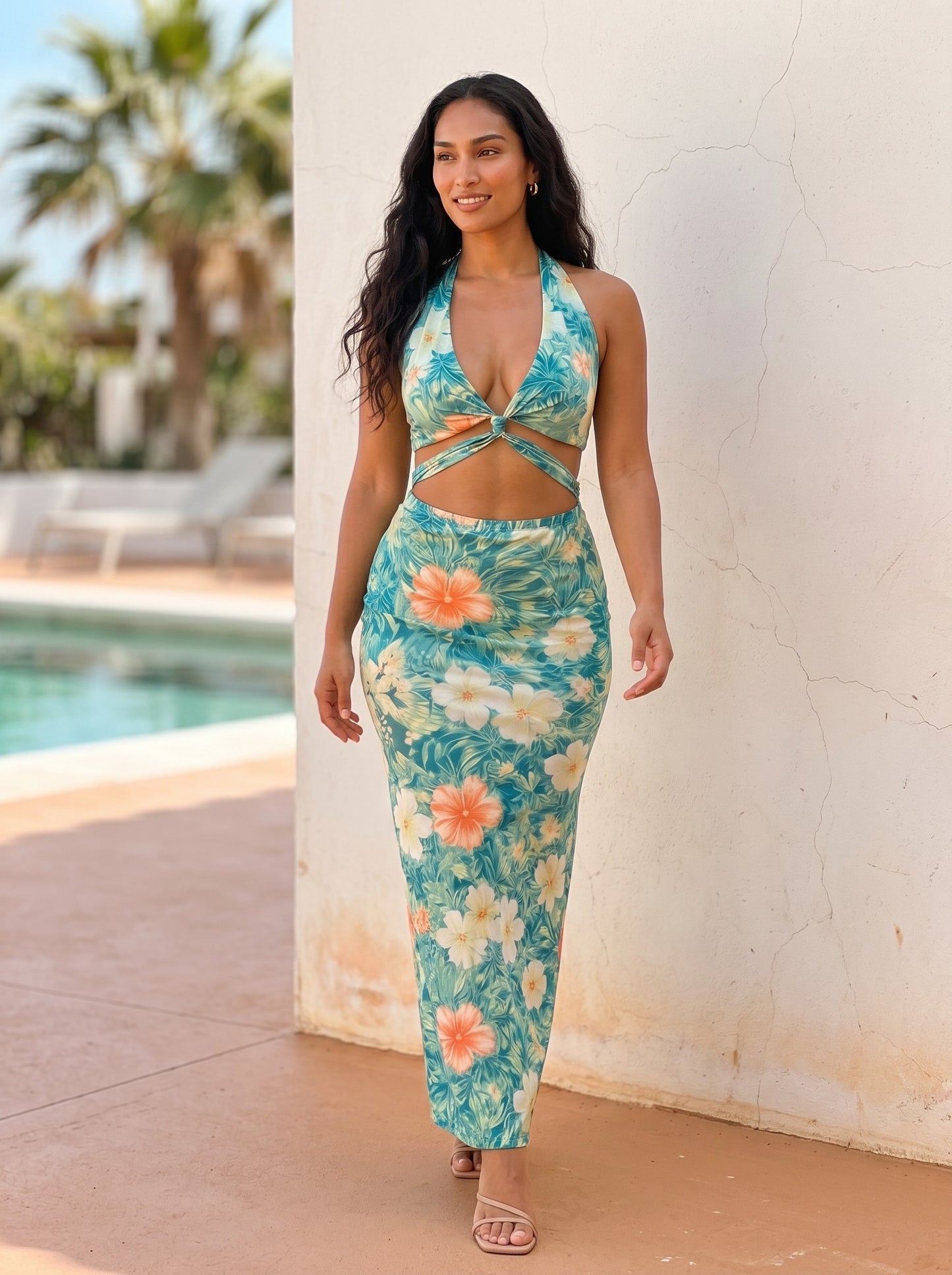 Claire Tropical Dress