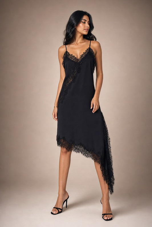Cecilia Lace Trim Dress