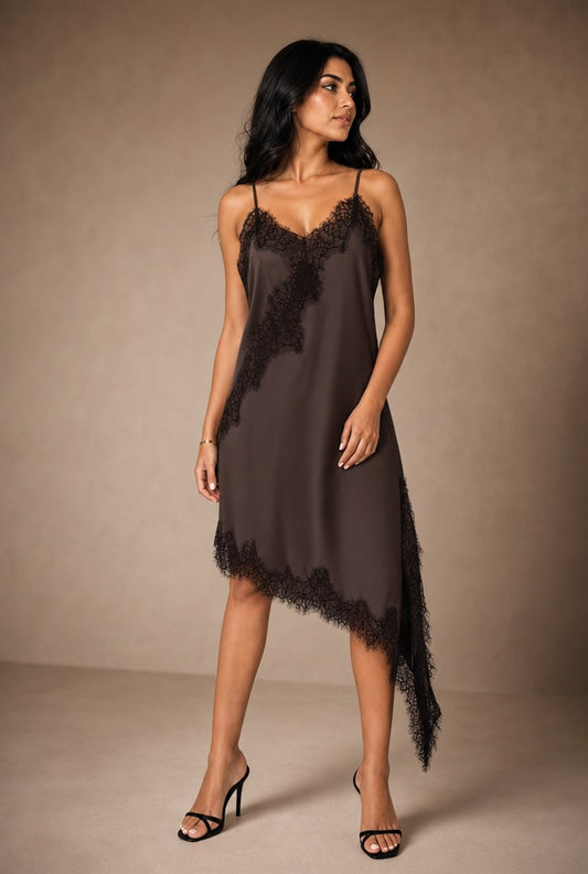 Cecilia Lace Trim Dress