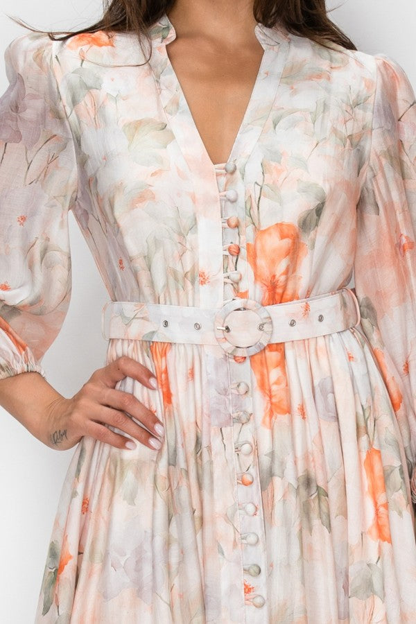 Mary Floral Dress