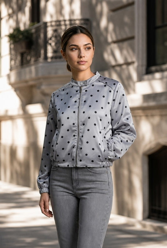 Lydia Polka Dot Jacket