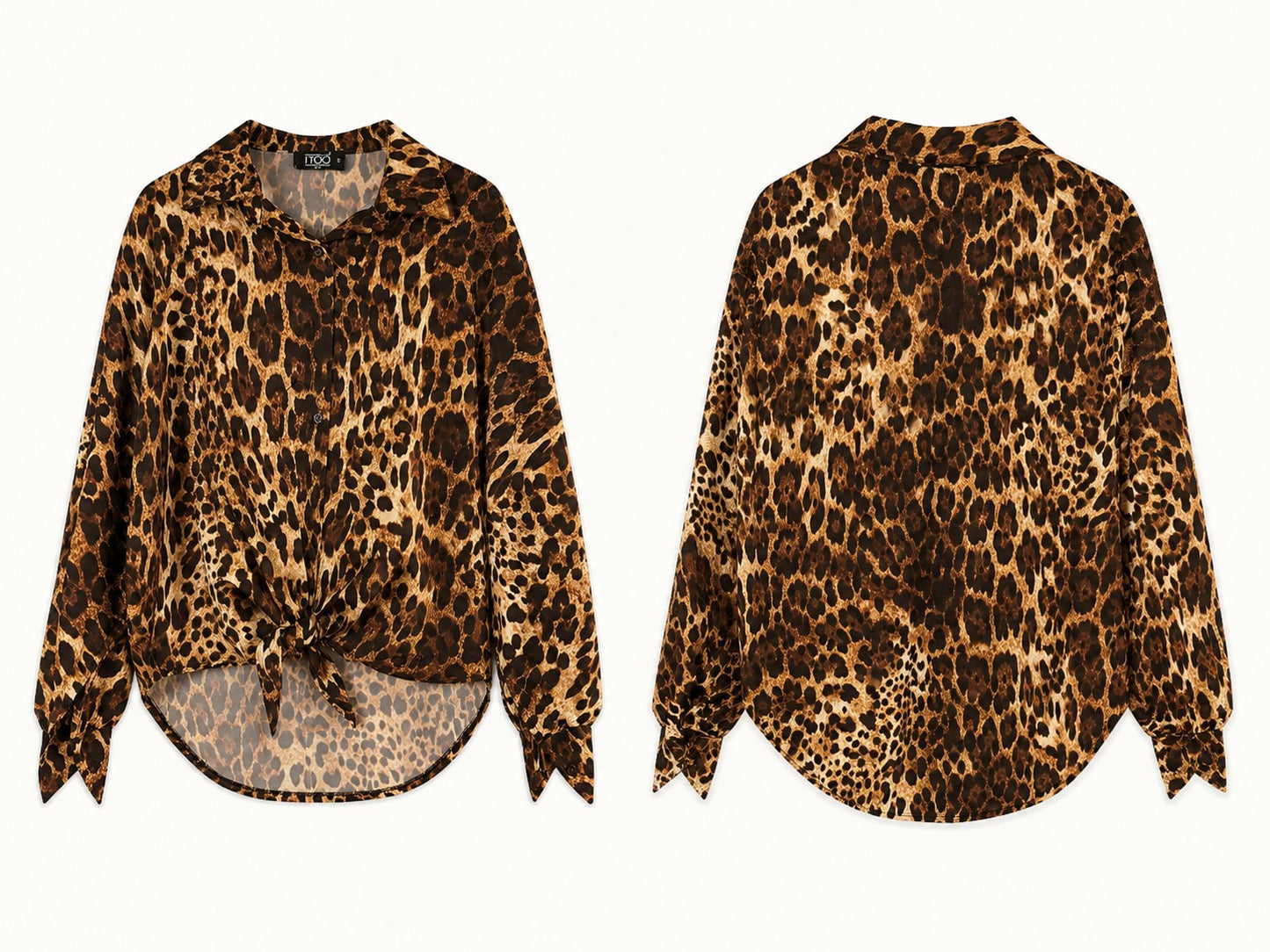 Alina Leopard Print Blouse