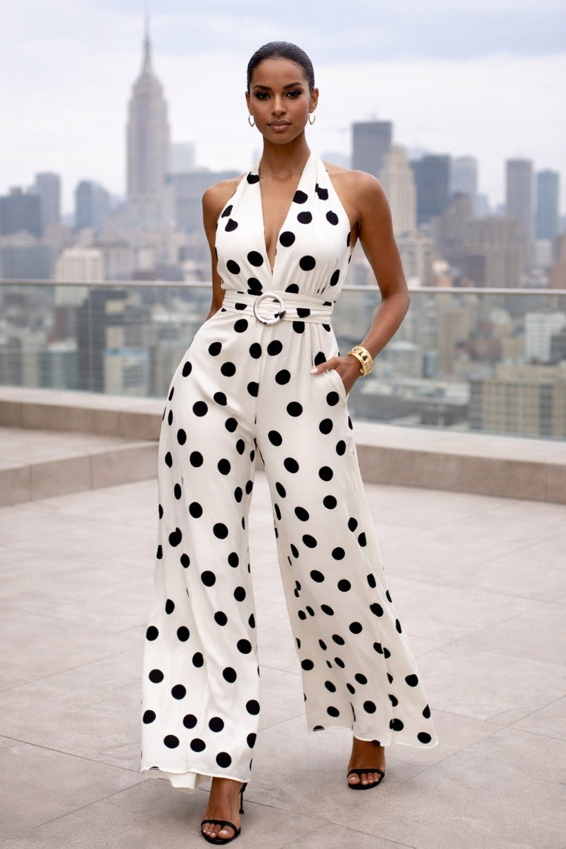 Leah Polka Dot Jumpsuit