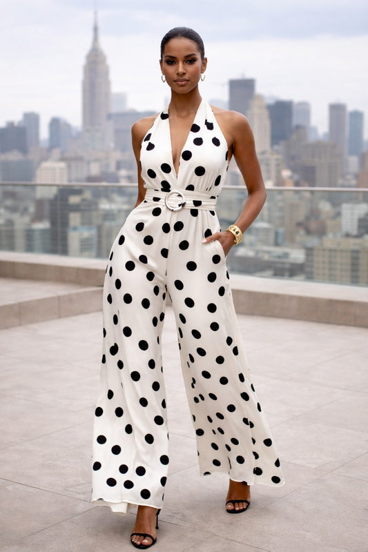 Leah Polka Dot Jumpsuit