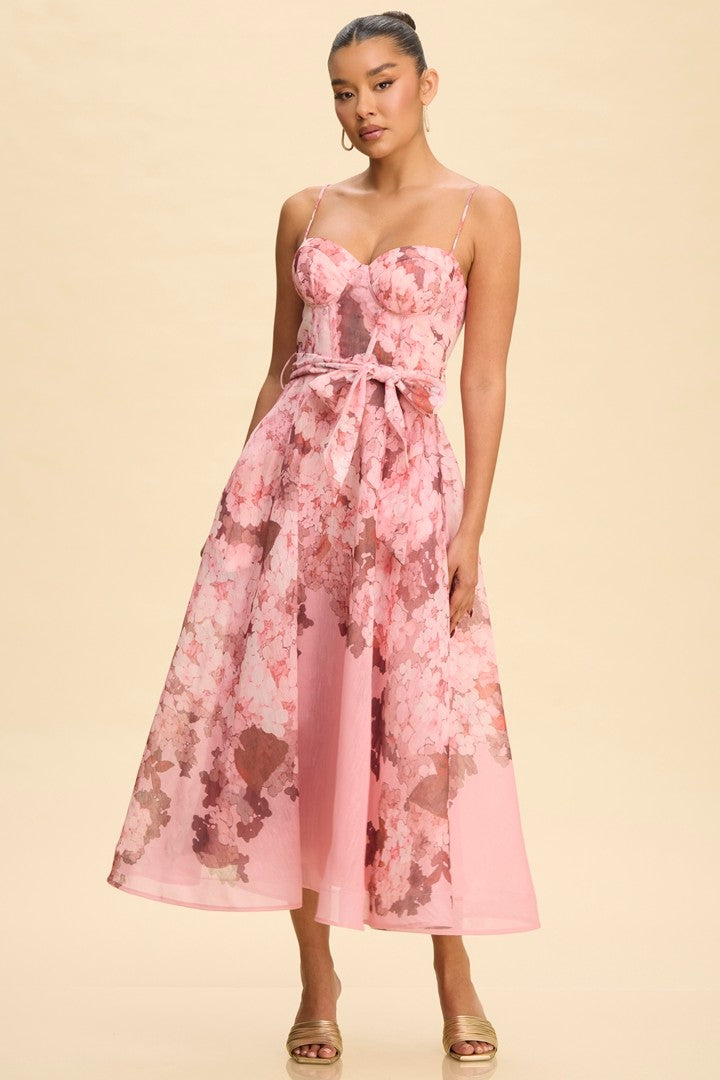 Valerie Floral Midi Dress