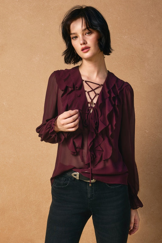 Sandra Chiffon Blouse