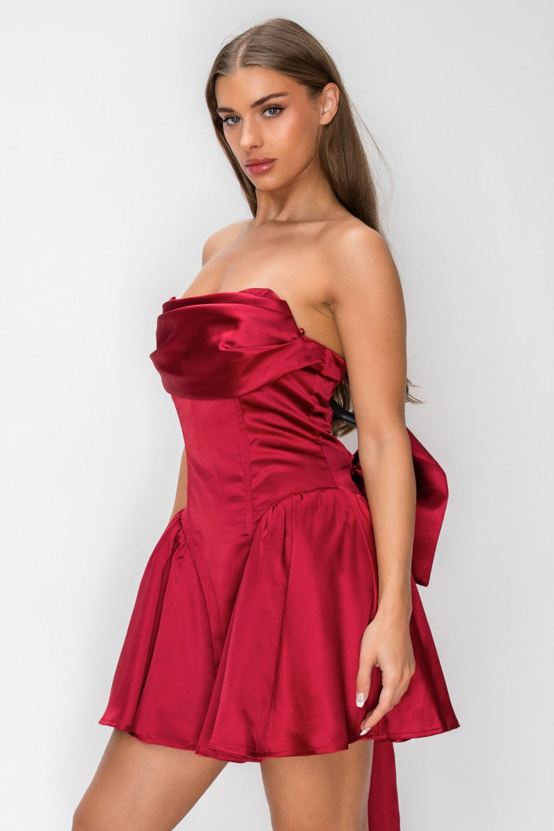 Alicia Satin Dress